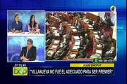 Juan Sheput: “Villanueva no articula ninguna política pública con la bancada”