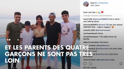 PHOTOS. C'est caliente ! Les quatre fils de Zinedine Zidane posent torses nus pendant leurs vacances à Ibiza