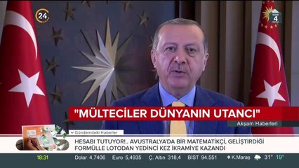 "Mülteciler dünyanın utancı"