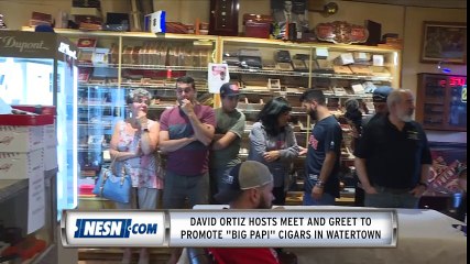 David Ortiz hosts meet and greet to promote "Big Papi" cigars