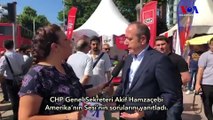 CHP Genel Sekreteri Akif Hamzaçebi VOA'in Sorularını Yanıtladı