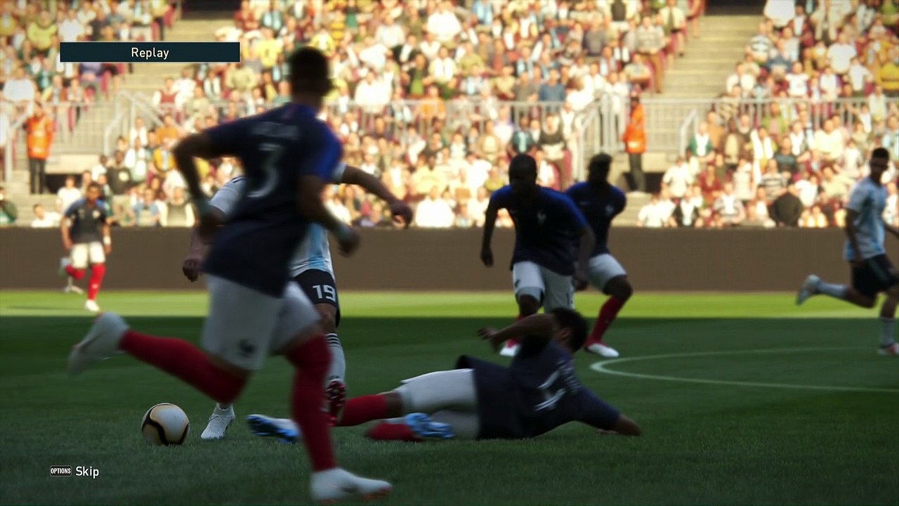 PES 2019 - captures maison : France vs Argentine