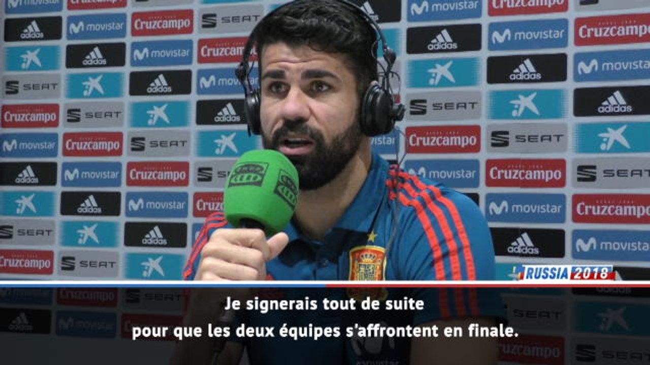 Coupe du monde 2018 - Costa: " Brésil-Espagne serait une magnifique finale"