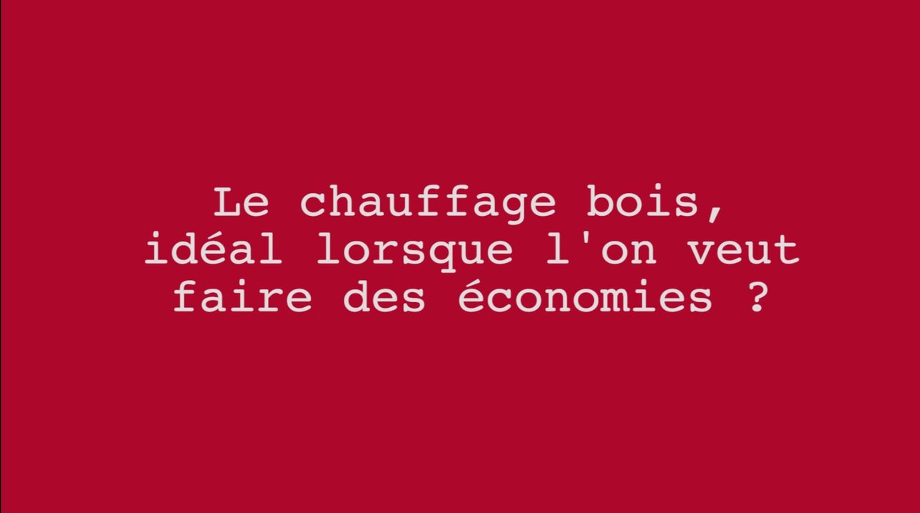 Le chauffage bois, idéal quand on veut faire des économies?
