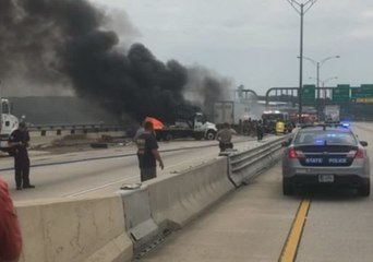 DC Bridge Shut Down After Multi-Vehicle Collision and Fire