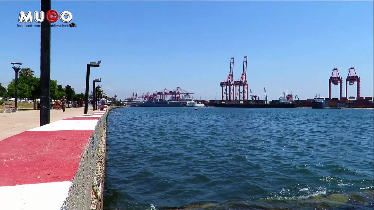 Mersin Limanı ve Dalga Sesleri - Türkiyenin En Büyük Limanı (Mersin Sahili) Mu©o