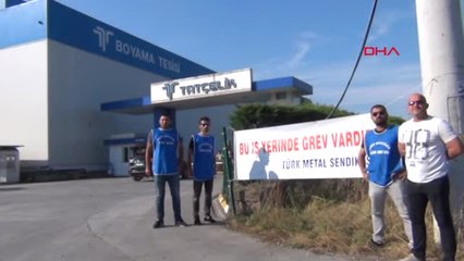 Ereğli'de Metal İşçileri Greve Çıktı