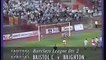 Bristol City - Brighton & Hove Albion 20-08-1991 Division Two