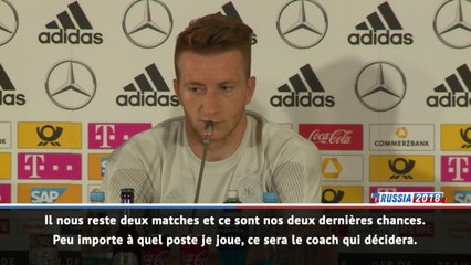 Allemagne - Reus: "Nos deux dernières chances"