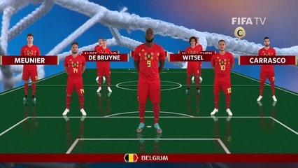 LINEUPS – BELGIUM v PANAMA - MATCH 13 @ 2018 FIFA World Cup™