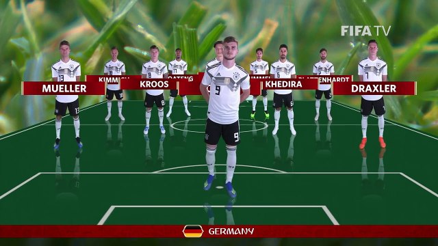 LINEUPS – GERMANY v MEXICO - MATCH 11 @ 2018 FIFA World Cup™