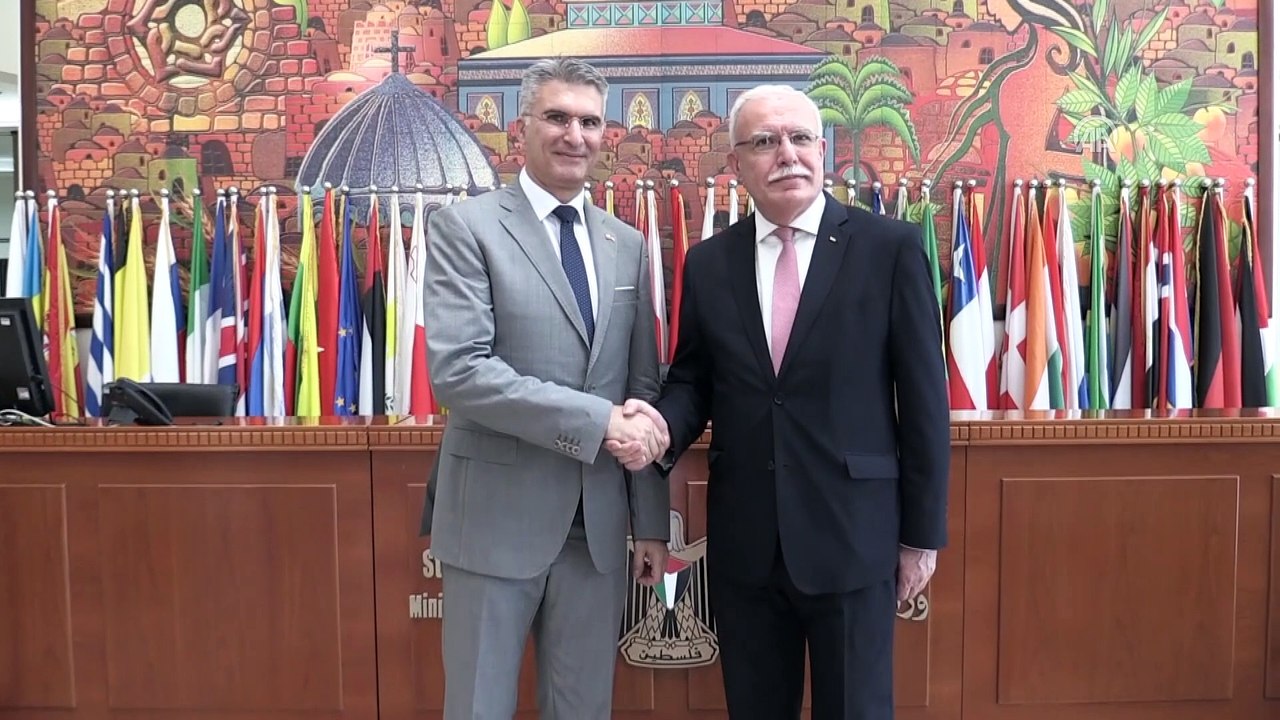 Filistin ve Malta dışişleri bakanları görüştü (1) - RAMALLAH