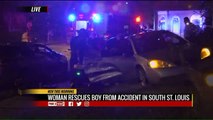 Good Samaritan Pulls Young Boy from Two-Vehicle Crash