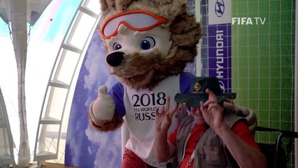 Zabivaka at the FIFA Fan Fest in Kazan!