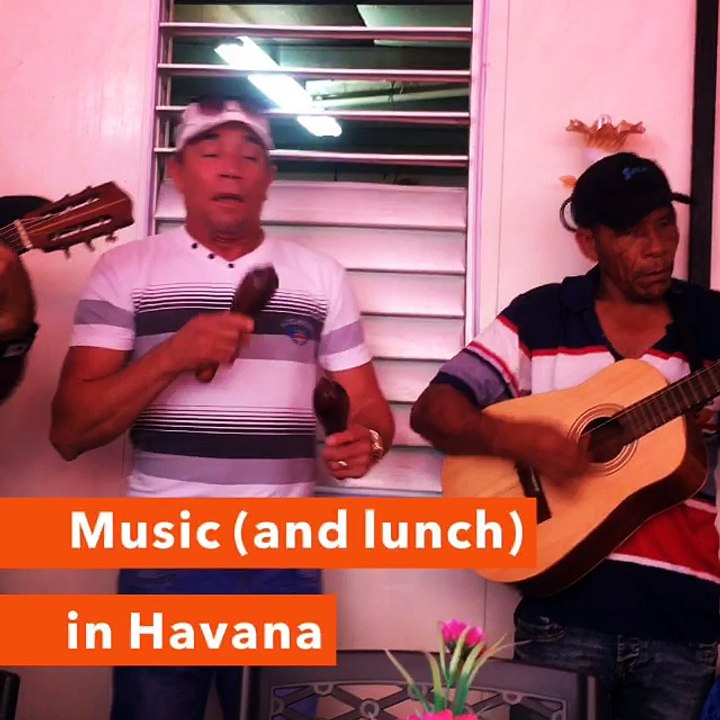 Lunchtime Music in Havana, Cuba