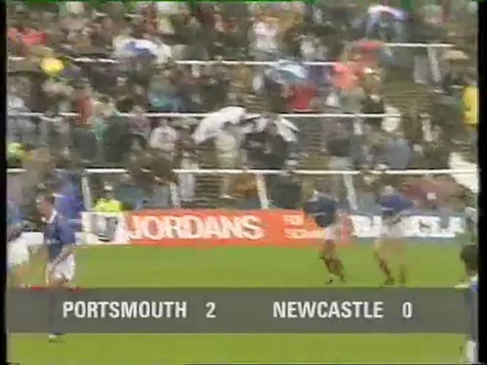 Portsmouth - Newcastle United 05-10-1991 Division Two