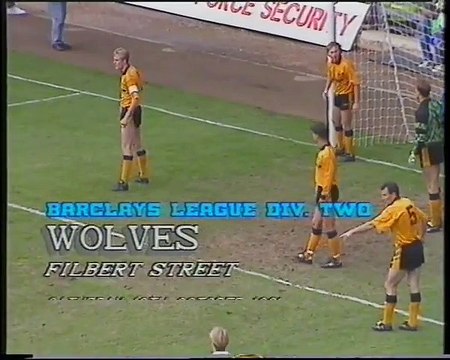 Leicester City - Wolverhampton Wanderers 19-10-1991 Division Two