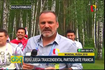 Selección peruana realizó su primer entrenamiento en Ekaterimburgo