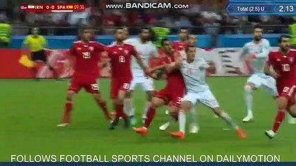 IRN 0-0 ESP - 1st HALF HIGHLIGHTS