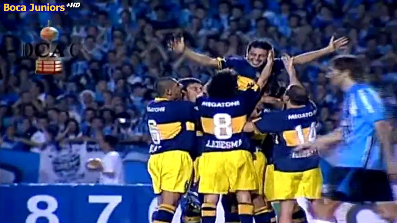 Grêmio 0-2 Boca (Final Copa Libertadores 2007) Boca campeón