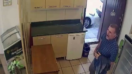 İş yerinden hırsızlık güvenlik kamerasında - AYDIN