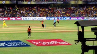 IPL Final 2018  faf du plessis Caught & Bowled by sandeep sharma