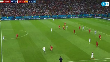 Diego Costa Goal - Iran vs Spain 0-1 20/06/2018