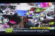 San Juan de Miraflores: delincuentes se llevan 25 mil soles de tienda de abarrotes