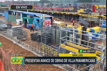 Panamericanos 2019: presentan avance de obras en la Videna