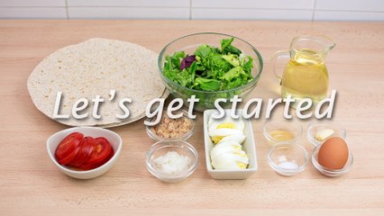 Tuna & Egg Salad Wraps - How to Make Tuna Wraps at Home