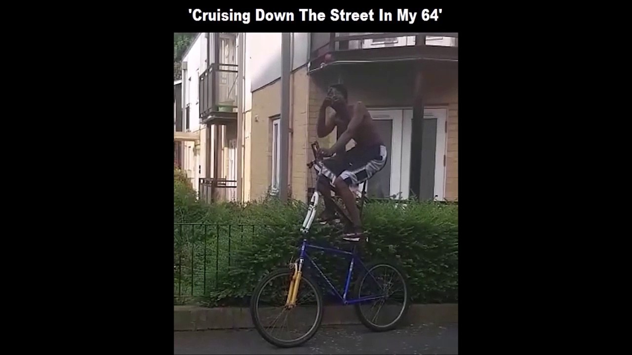 Il s'est fabriqué un vélo incroyable... Attention à la chute quand meme