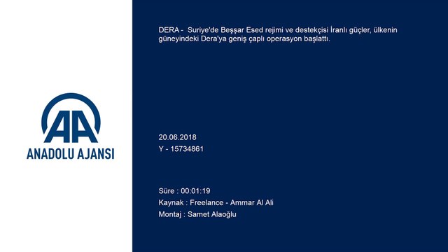 Esed ve İranlı güçler, Suriye'nin güneyinde operasyon başlattı - DERA
