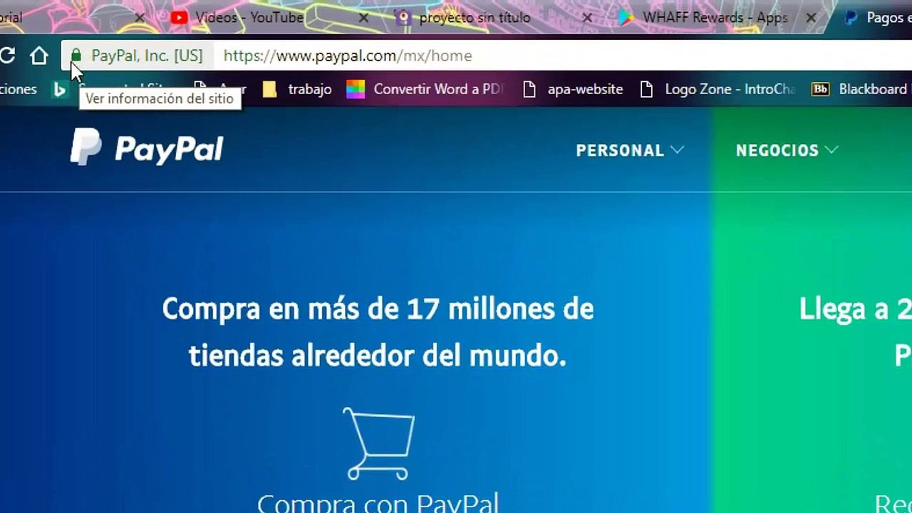 Hacer cuenta Paypal con o sin Tarjeta de credito o debito