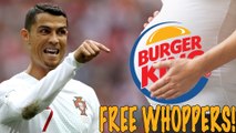 Burger King Offers LIFETIME WHOPPERS To Women Impregnated During 2018 FIFA World Cup