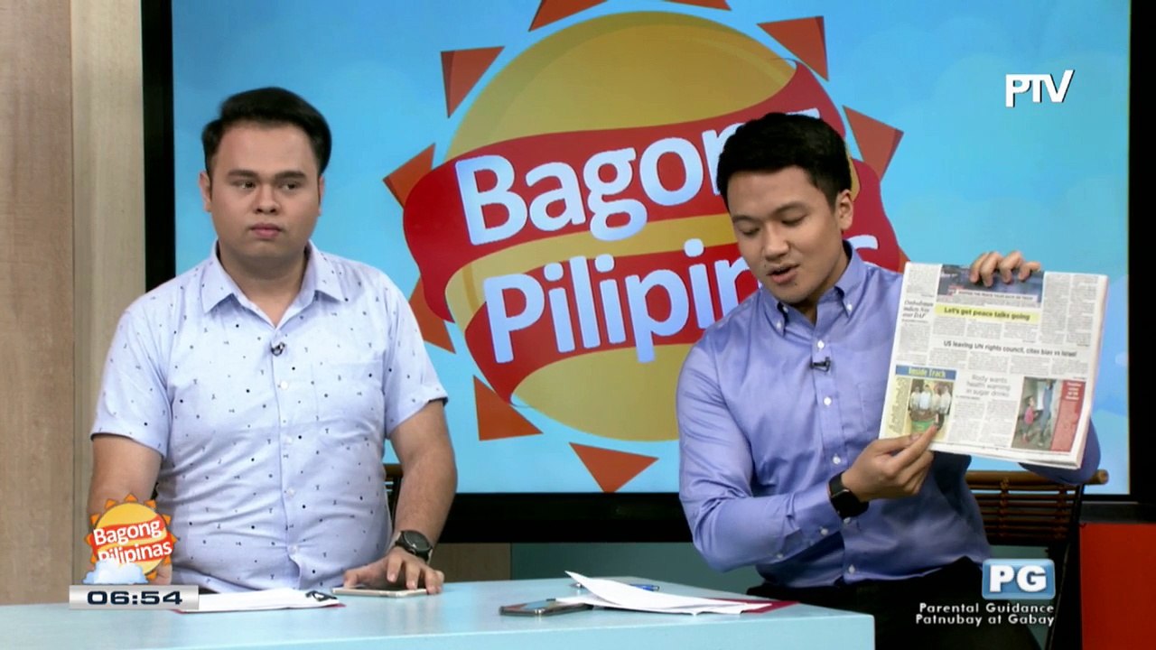 NEWS & VIEWS: Ombudsman indicts Noy over Dap; Rody wants health warning in sugar drinks; OFW's wallet with P93,000 returned after 7 months; Army acquiring P2.6-B worth of ammos
