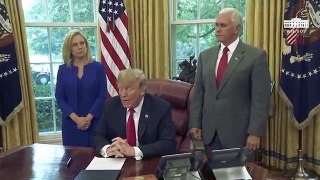 Trump signs order stopping family separation