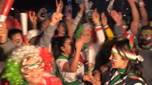 Fan Colour - Iran celebrate Spain defeat like a win