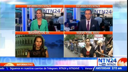 Cientos de neoyorquinos protestan en el Día Mundial del Refugiado contra la política antiinmigrante