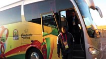 Chipolopolo Arrive at Grand Stade de MarrakechThe Chipolopolo boys have arrived at the Grand Stade de Marrakech ahead quarterfinal match against Sudan.Kickof