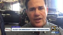 Governor Ducey weighs in on immigration battle