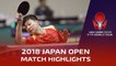 Ma Long vs Tomokazu Harimoto | 2018 Japan Open Highlights (1/4)