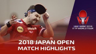 Timo Boll vs Kenta Matsudaira | 2018 Japan Open Highlights (1/4)