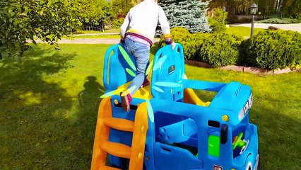 تعلم الألوان مع تايو حافلة صغيرة والعجلات على الحافلات الحضانة القوافي أغنية للأ