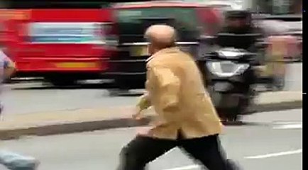 Shahbaz Sharif road crossing in london