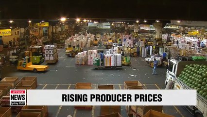 South Korea's producer prices rise to near 4-year high in May