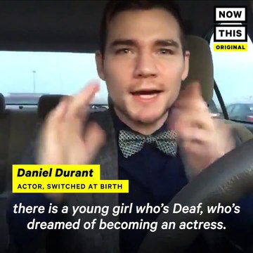 Deaf actor Daniel Durant is calling for captions on all screens so everyone can enjoy movies and TV