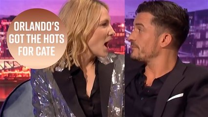 Orlando Bloom had a crush on Cate Blanchett