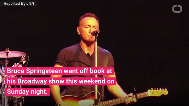 Bruce Springsteen Calls Family Separations 'Disgracefully Inhumane' At Broadway Show