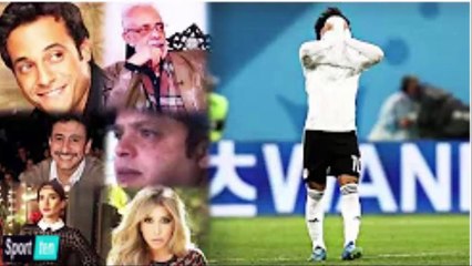 رد نجوم السينما الناري على هزيمة منتخب مصر أمام روسيا