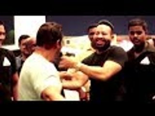 Salman Khan Teases Bodyguard Shera In Front Of Media | Bollywood Buzz